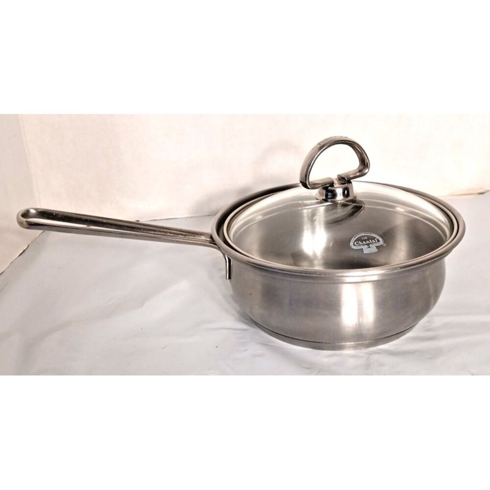 Chantal Stainless Steel 18/10 Saucepan 1 Qt Induction Ready Cookware SLSA35-140